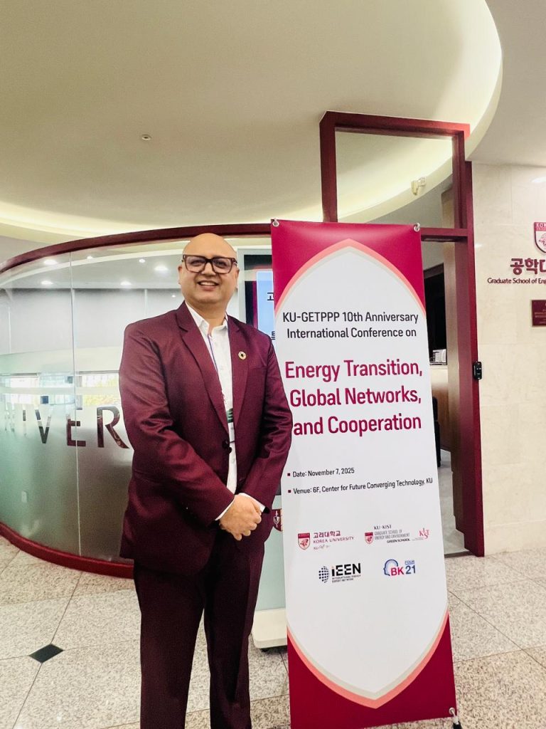 Presenter: International Conference on Energy Transition, Global Networks and Cooperation | Seoul | South Korea |Nov 7, 2025